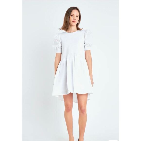 English Factory Dresses & Skirts - Anthropologie English Factory Women's High Low Knit Combo Dress, Small